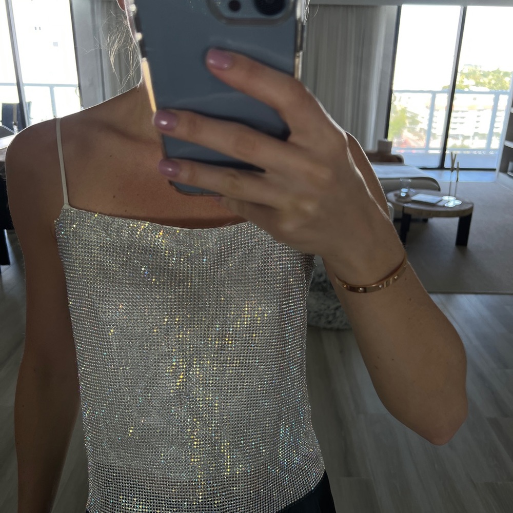 Astr the label sparkling top, xs
